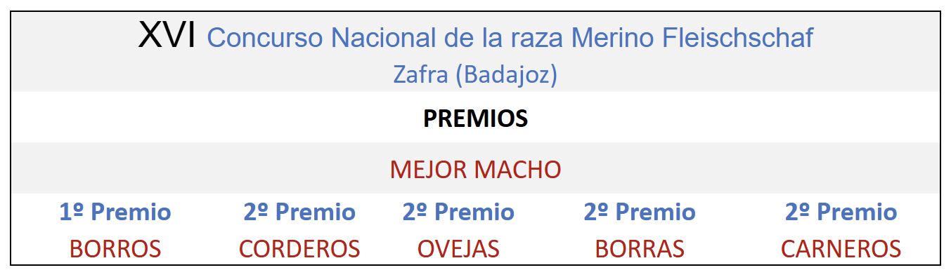 XVI Concurso Nacional de la raza Merino Fleischschaf Zafra 2011 XVI Concurso Nacional de la raza Merino Fleischschaf Zafra 2011