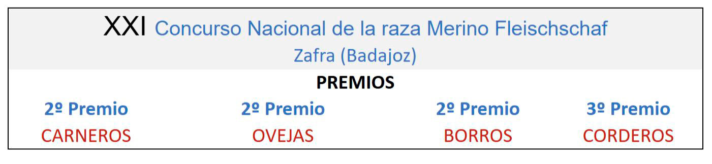 XXI Concurso Nacional de la raza Merino Fleischschaf Zafra 2016 XXI Concurso Nacional de la raza Merino Fleischschaf Zafra 2016
