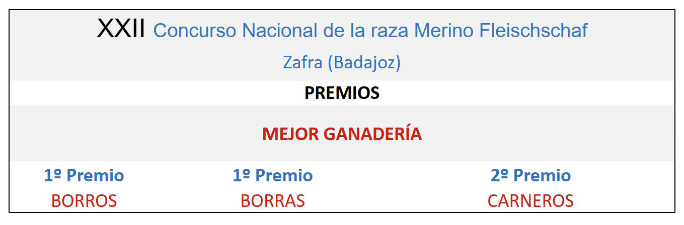 XXII Concurso Nacional de la raza Merino Fleischschaf Zafra 2017 XXII Concurso Nacional de la raza Merino Fleischschaf Zafra 2017