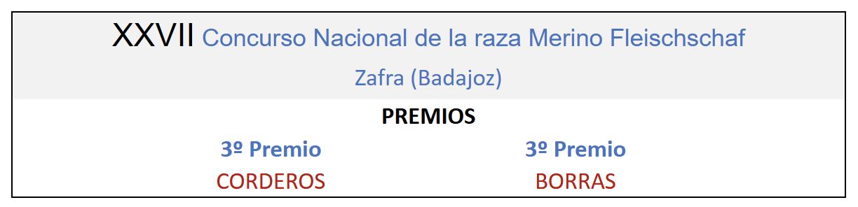 XXVII Concurso Nacional de la raza Merino Fleischschaf Zafra 2021 XXVII Concurso Nacional de la raza Merino Fleischschaf Zafra 2021