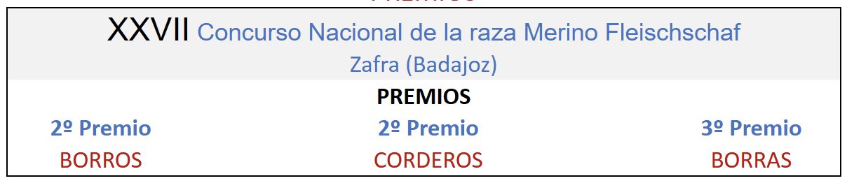 XXVII Concurso Nacional de la raza Merino Fleischschaf Zafra 2023 XXVII Concurso Nacional de la raza Merino Fleischschaf Zafra 2023