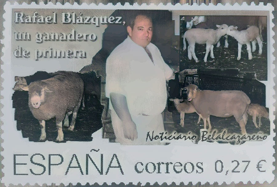 Sello de Rafael Blazquez un ganadero de primera